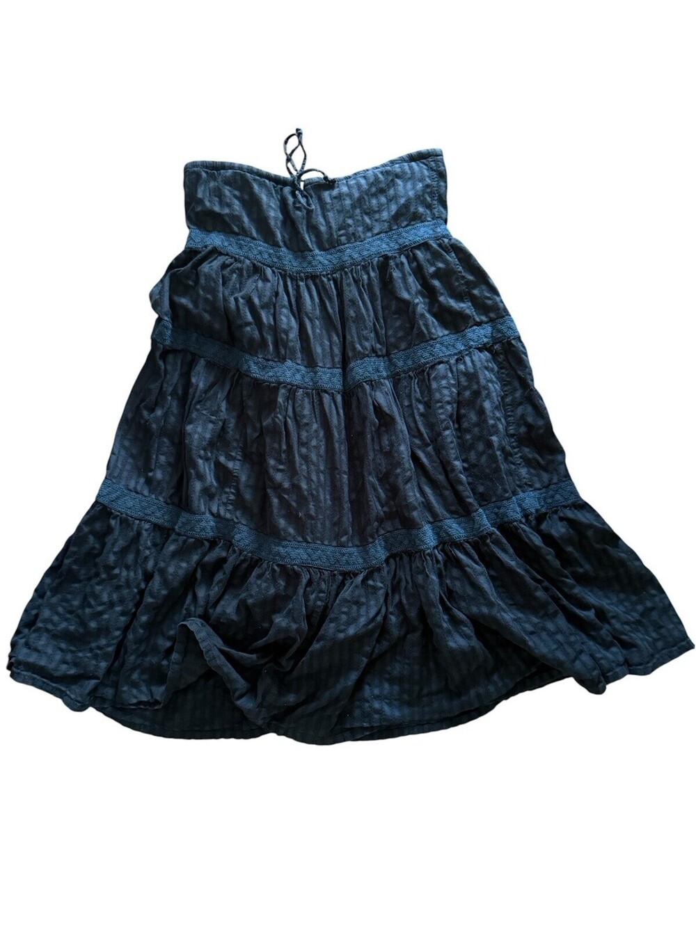 Old Navy Maxi Skirt Black Lace Cottage Core Boho Size XXS